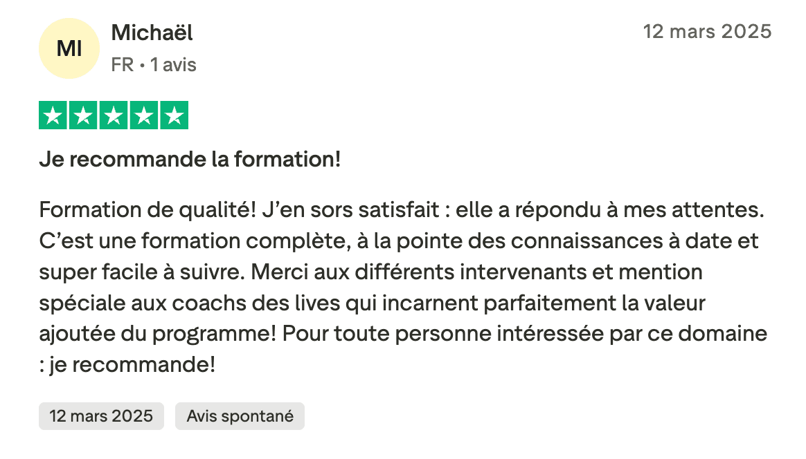 Avis certifié FMCS #11