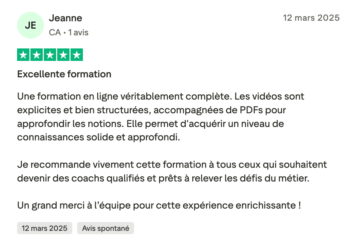 Avis certifié FMCS #12