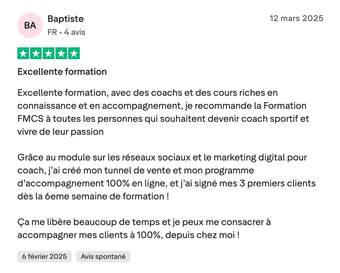 Avis certifié FMCS #13