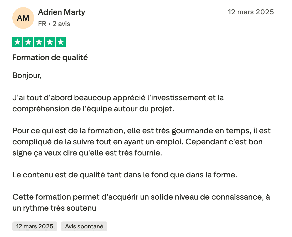 Avis certifié FMCS #15