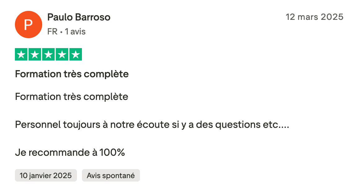 Avis certifié FMCS #17