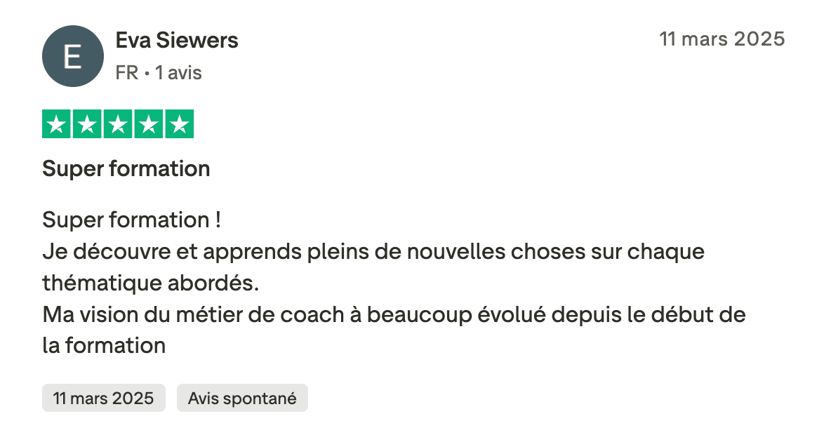 Avis certifié FMCS #19