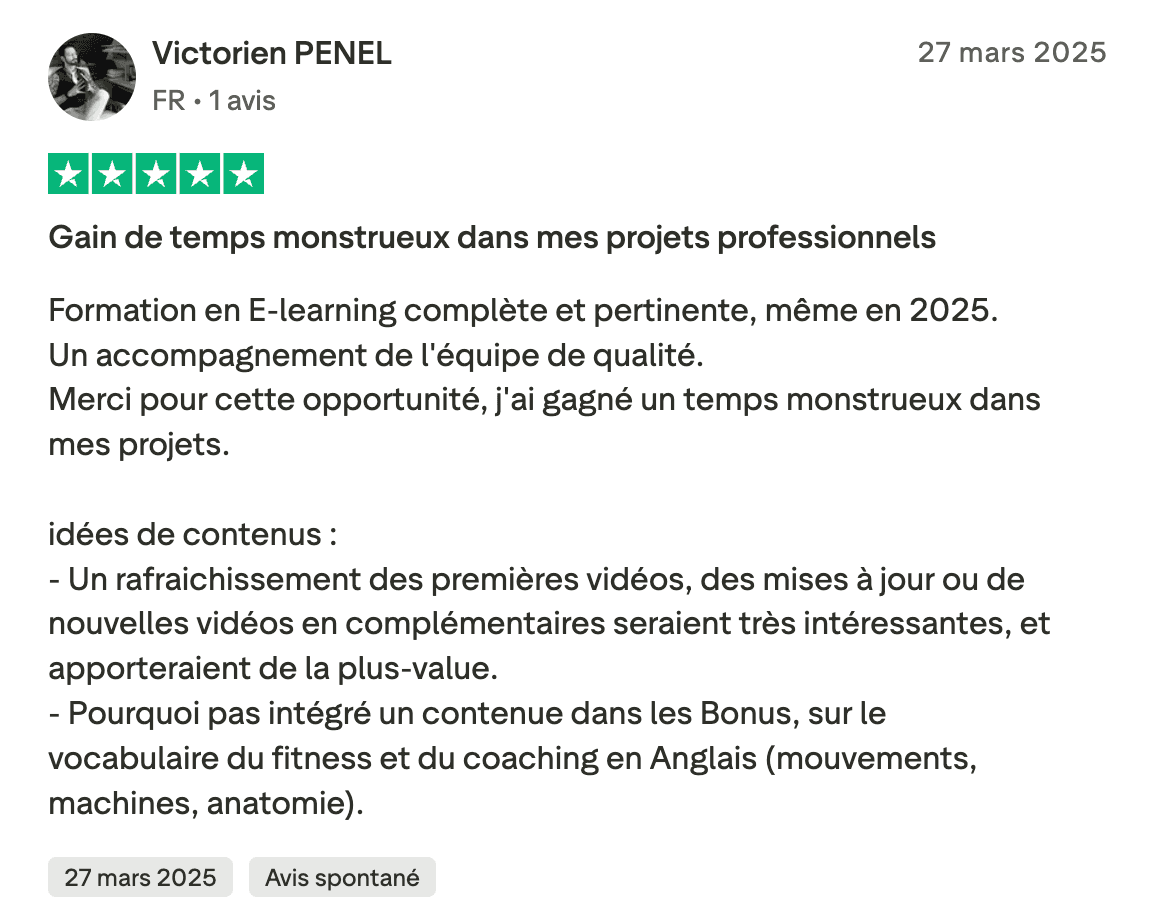 Avis certifié FMCS #2