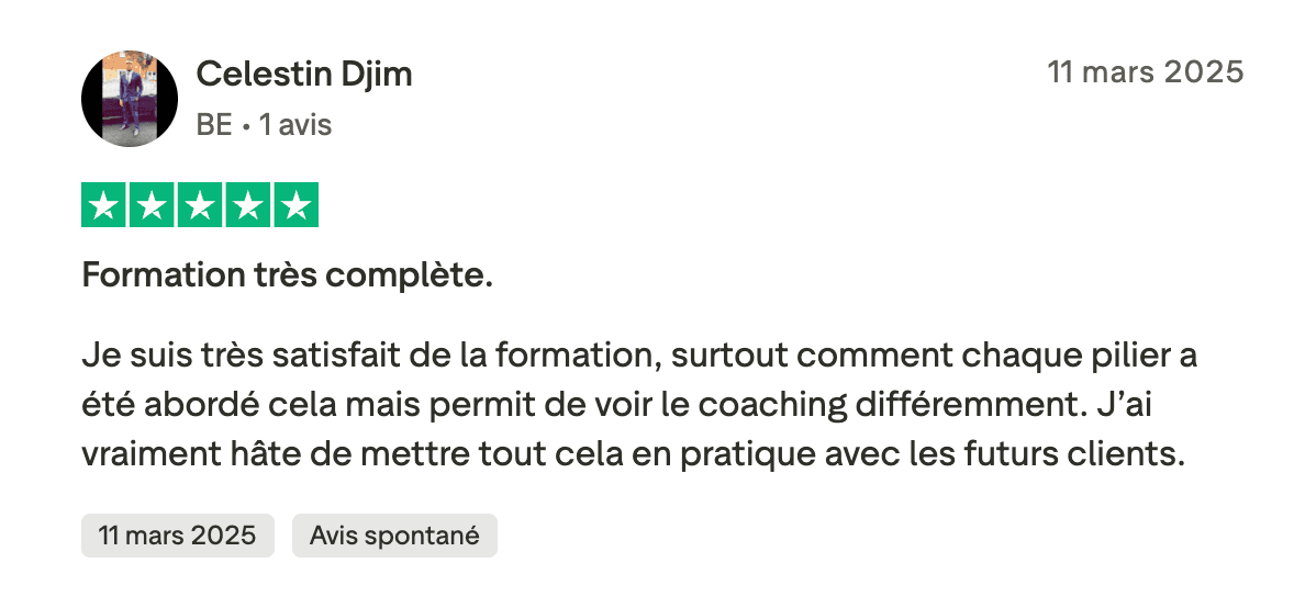 Avis certifié FMCS #20