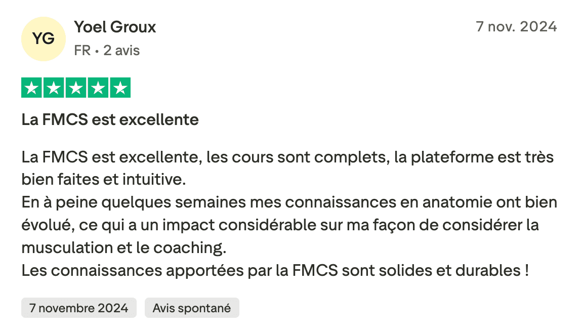 Avis certifié FMCS #24