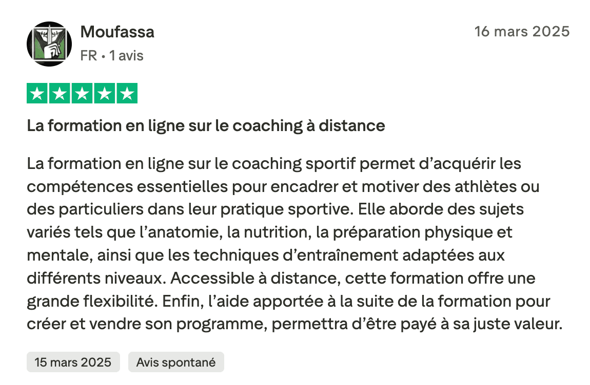 Avis certifié FMCS #4