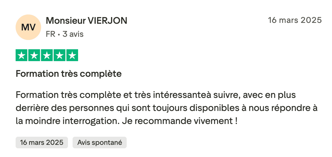 Avis certifié FMCS #5