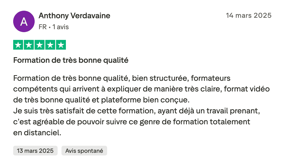 Avis certifié FMCS #8